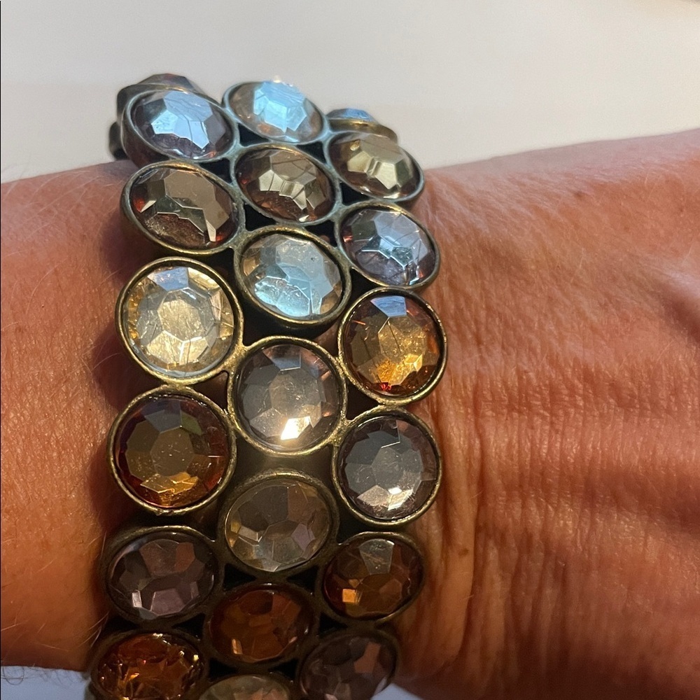 Elegant Multicolor Gemstone Bracelet